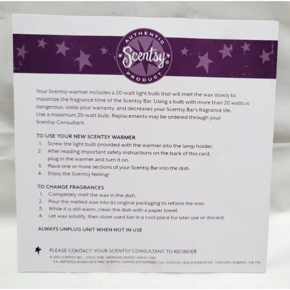 Scentsy MEADOW Mid Size Lime Green Warmer Base Dish w/Bulb #MSW-MDOW Retired - Picture 11 of 16